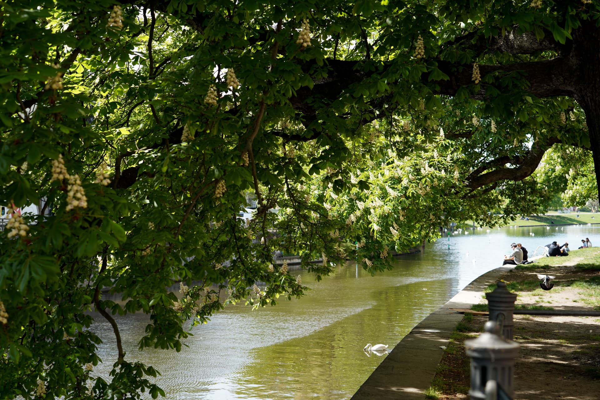 Landwehrkanal und Paul-Lincke-Ufer wenige Schritte vom Planufer 92